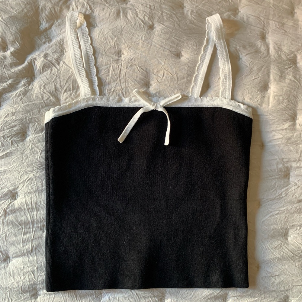 MAJORETTE / REVOLVE -  Alinda Top in Black - Picture 7 of 7